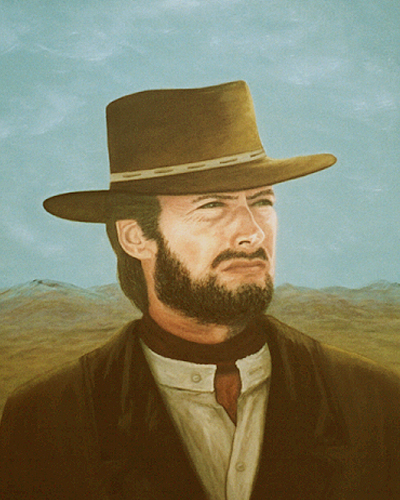 Clint Eastwood Painting