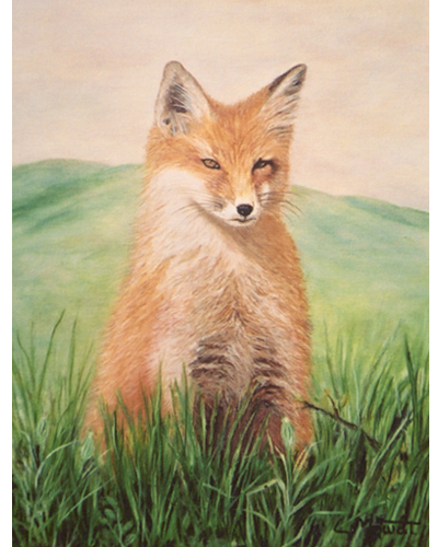 Red Fox Painting