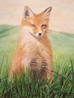 Red Fox Painting